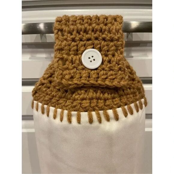 Crochet Top Kitchen Towel- It’s All About The Baste - Picture 2 of 3